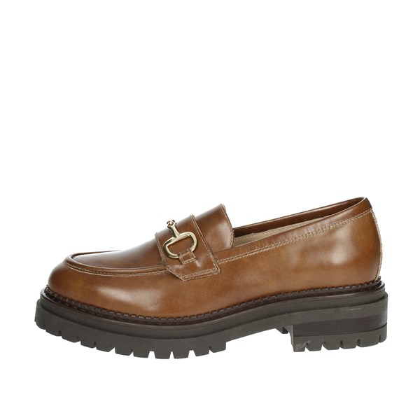 Nero Giardini Shoes Moccasin Brown leather I217715D