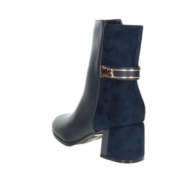 Laura Biagiotti Shoes Heeled Ankle Boots Blue 8350