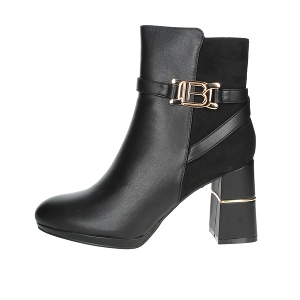 Laura Biagiotti Shoes Heeled Ankle Boots Black 8359