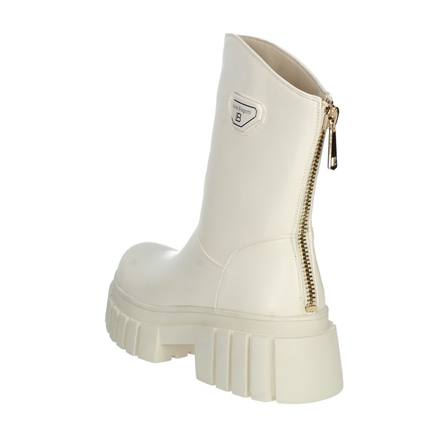 Laura Biagiotti Shoes Low Ankle Boots Creamy white 8289