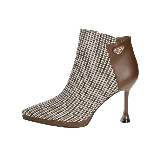 Laura Biagiotti Shoes Heeled Ankle Boots Brown 8315