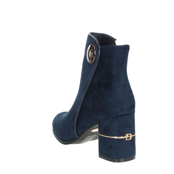 Laura Biagiotti Shoes Heeled Ankle Boots Blue 8363
