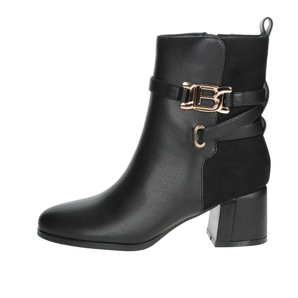 Laura Biagiotti Shoes Heeled Ankle Boots Black 8351