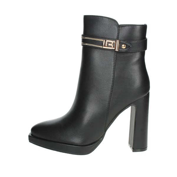 Laura Biagiotti Shoes Heeled Ankle Boots Black 8370