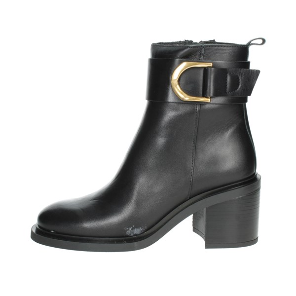 Alpe Shoes Heeled Ankle Boots Black 2738.17.05
