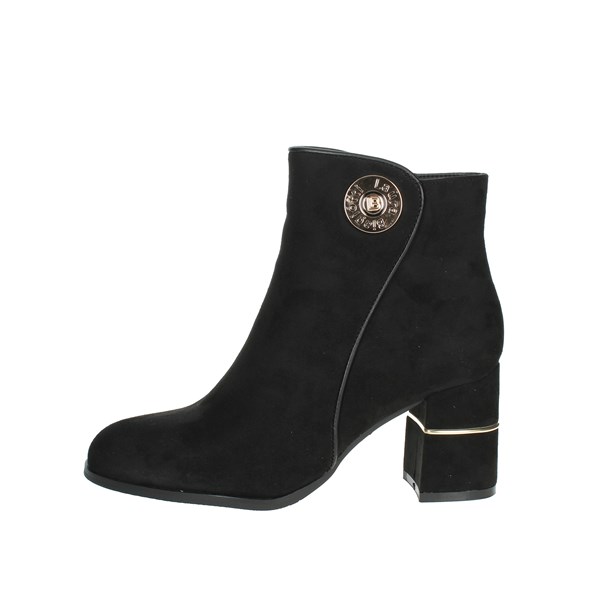 Laura Biagiotti Shoes Heeled Ankle Boots Black 8363