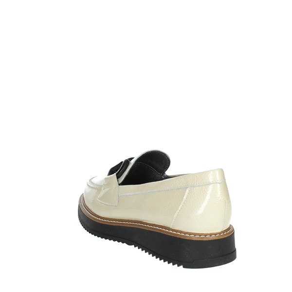 Pitillos Shoes Moccasin Creamy white 5392