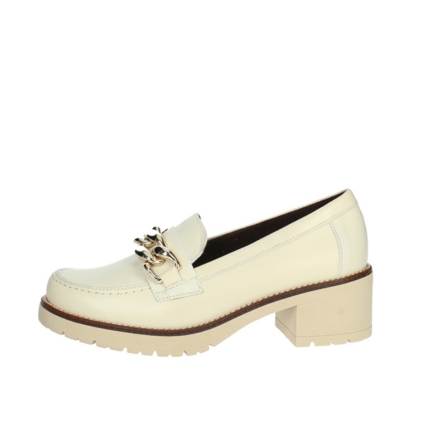 Pitillos Shoes Moccasin Creamy white 2720