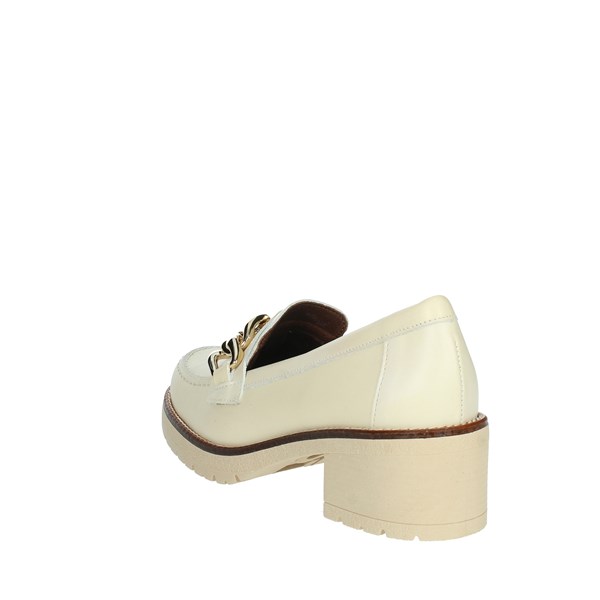 Pitillos Shoes Moccasin Creamy white 2720