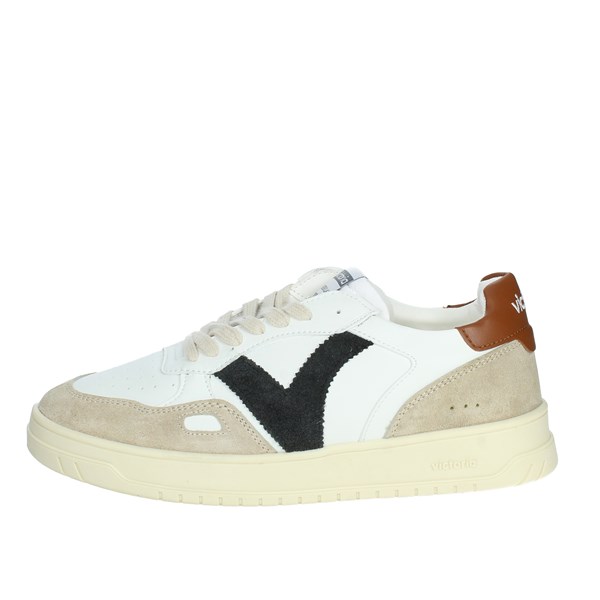 Victoria Shoes Sneakers White/Brown leather 1257101