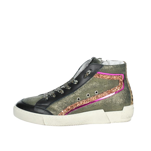 Meline Shoes Sneakers Dark Green NKC322-OC