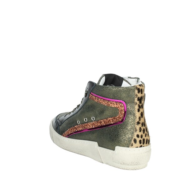 Meline Shoes Sneakers Dark Green NKC322-OC