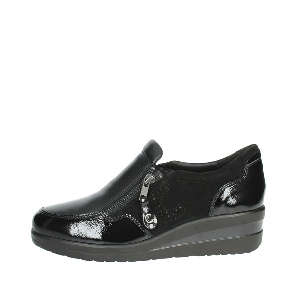 Cinzia Soft Shoes Slip-on Shoes Black IV13822A-CMF