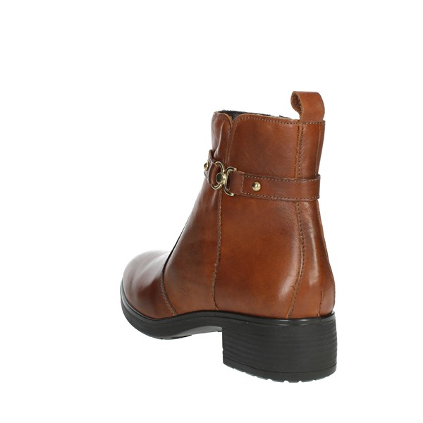 Imac Shoes Heeled Ankle Boots Brown leather 455300