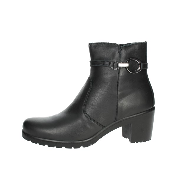 Imac Shoes Heeled Ankle Boots Black 455450