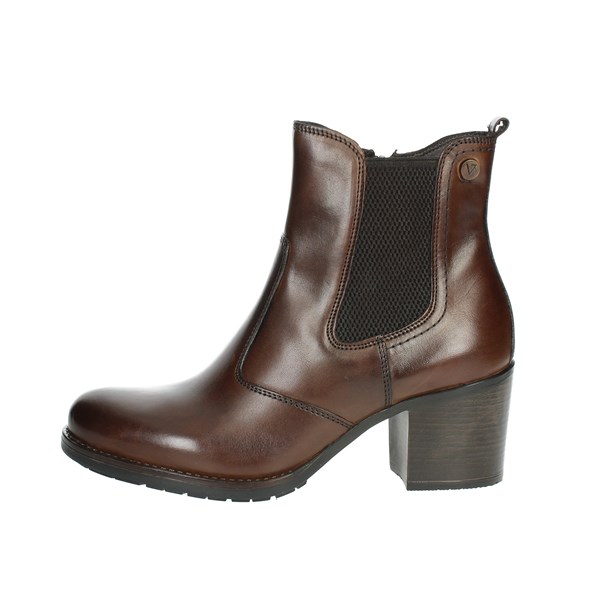 Valleverde Shoes Heeled Ankle Boots Brown 47621