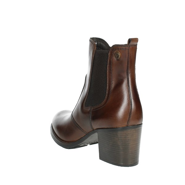 Valleverde Shoes Heeled Ankle Boots Brown 47621