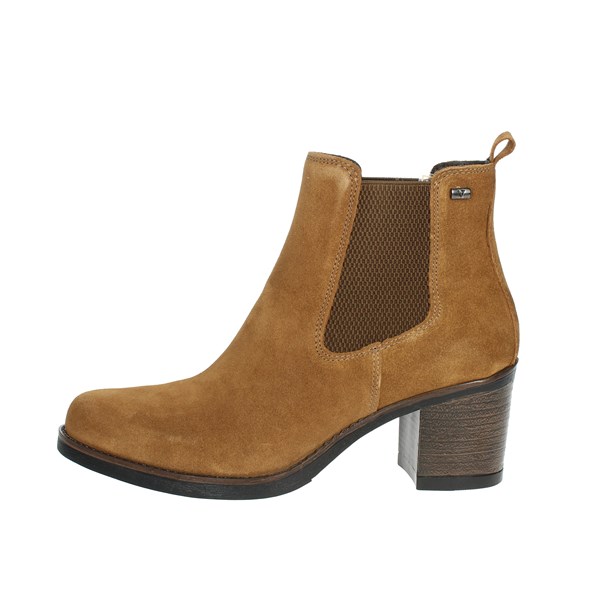 Valleverde Shoes Heeled Ankle Boots Camel 47630