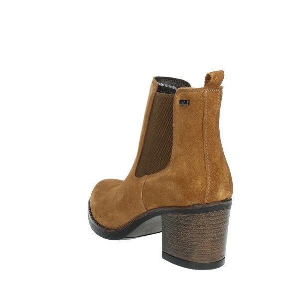 Valleverde Shoes Heeled Ankle Boots Camel 47630