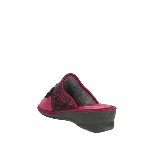 Valleverde Shoes Slippers Burgundy 58202