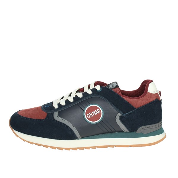 Colmar Shoes Sneakers Blue/Burgundy TRAVIS BLOCK