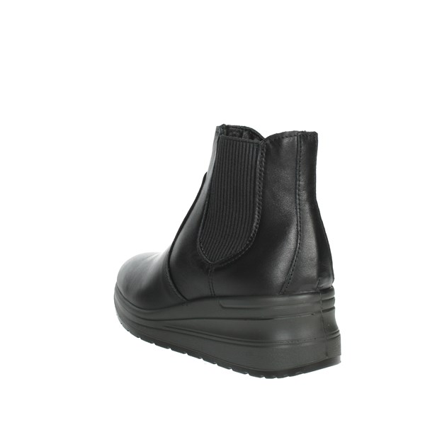 Imac Shoes Wedge Ankle Boots Black 457670