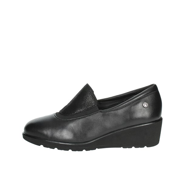 Riposella Shoes Moccasin Black SANDA M