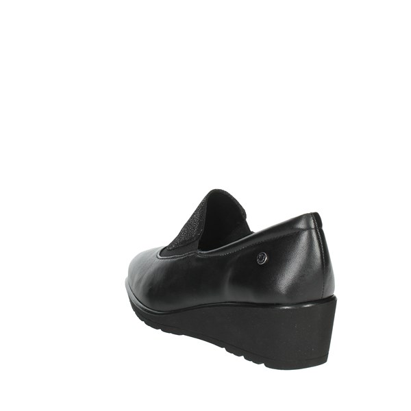 Riposella Shoes Moccasin Black SANDA M