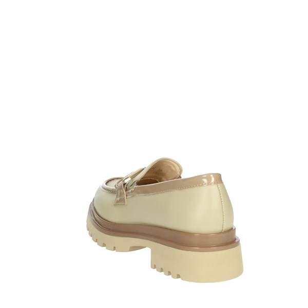 Keys Shoes Moccasin Beige K-8550