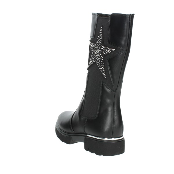 Asso Shoes Boots Black AG-15624