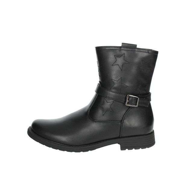 Asso Shoes Low Ankle Boots Black AG-15680