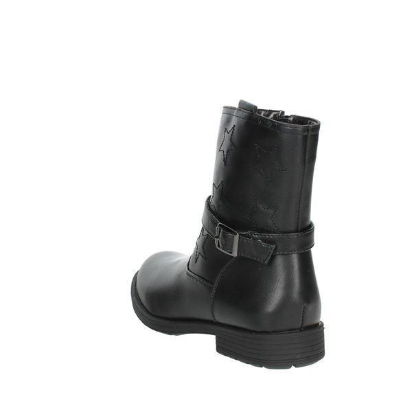 Asso Shoes Low Ankle Boots Black AG-15680