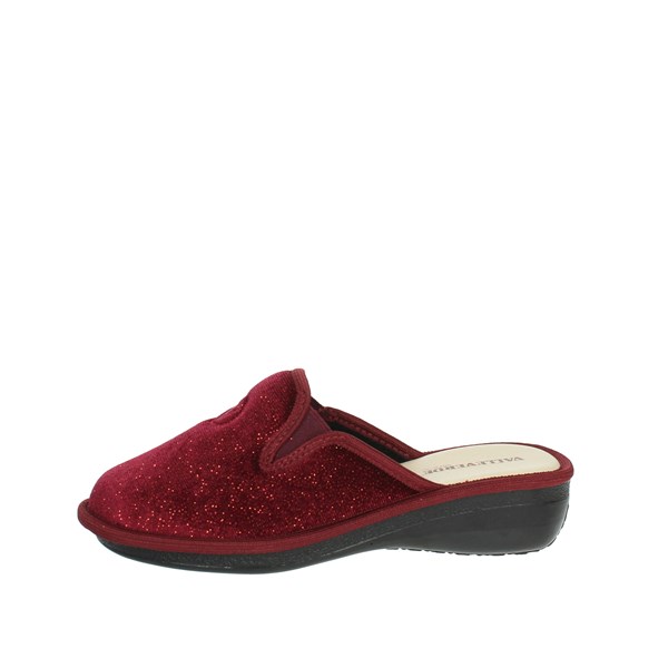 Valleverde Shoes Slippers Burgundy 37207