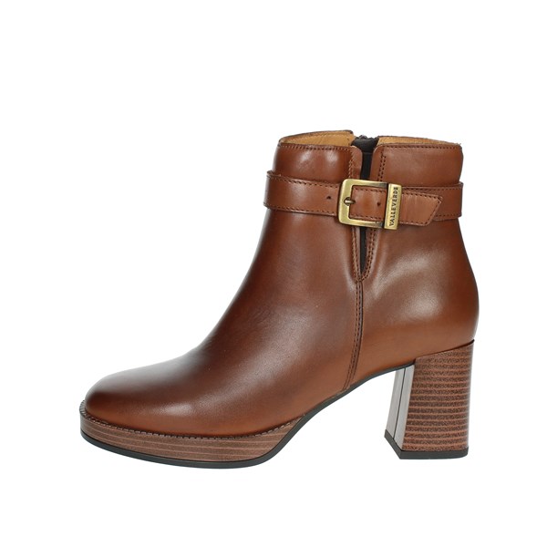 Valleverde Shoes Heeled Ankle Boots Brown leather V49302