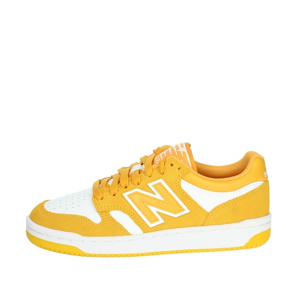 New Balance Shoes Sneakers White/Yellow GSB480WA