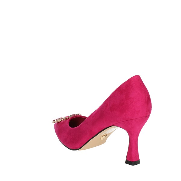 Gold & Gold Shoes Pumps Fuchsia GP529