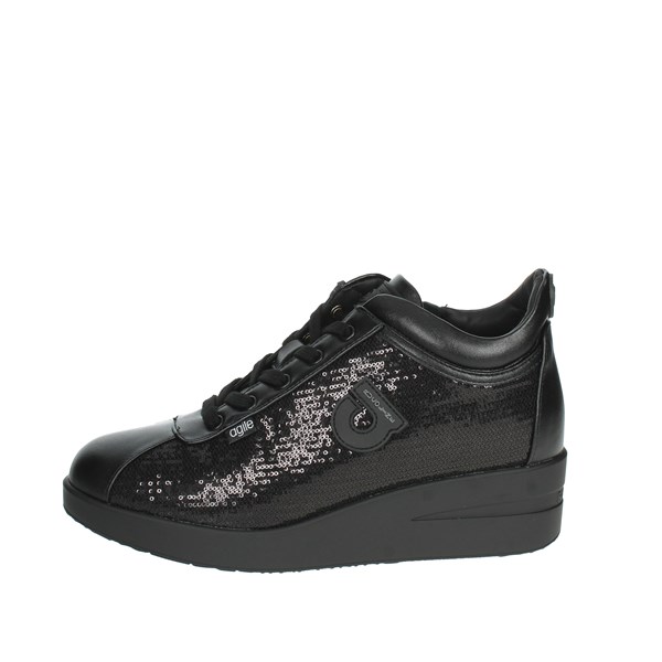 Agile By Rucoline  Shoes Sneakers Black JACKIE ZODIACO 226