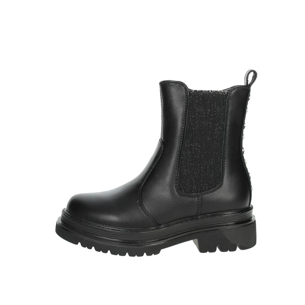 Asso Shoes Low Ankle Boots Black AG-15663