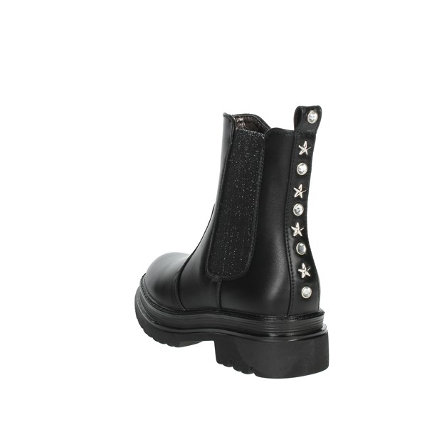 Asso Shoes Low Ankle Boots Black AG-15663