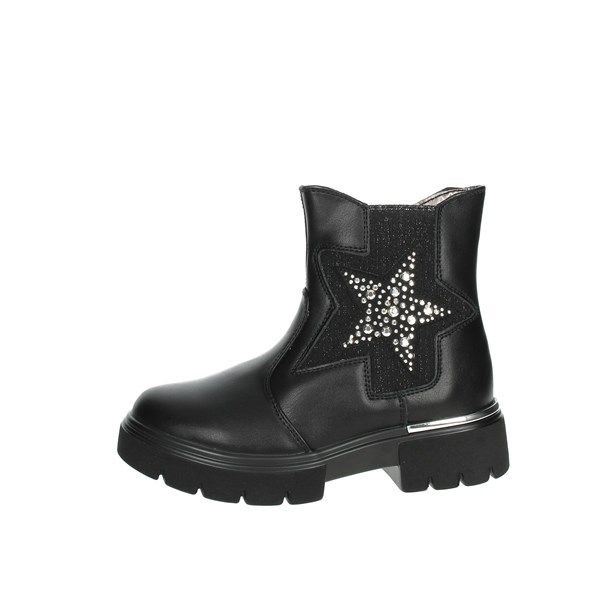 Asso Shoes Low Ankle Boots Black AG-15623
