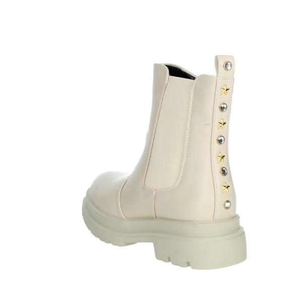 Asso Shoes Low Ankle Boots Beige AG-15663
