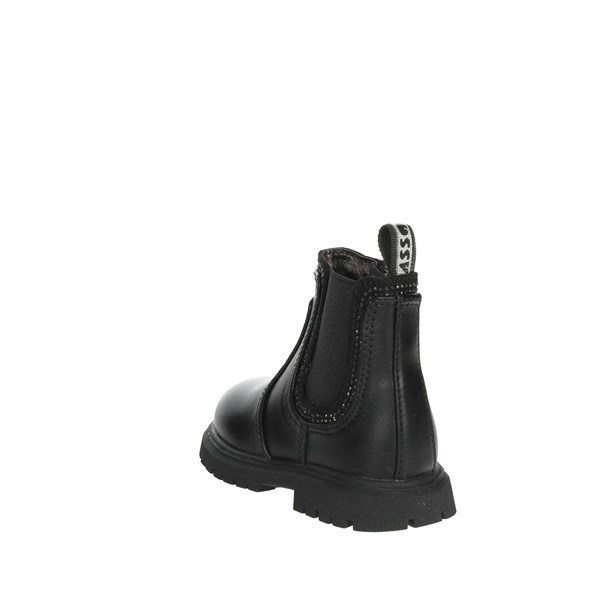 Asso Shoes Low Ankle Boots Black AG-15941