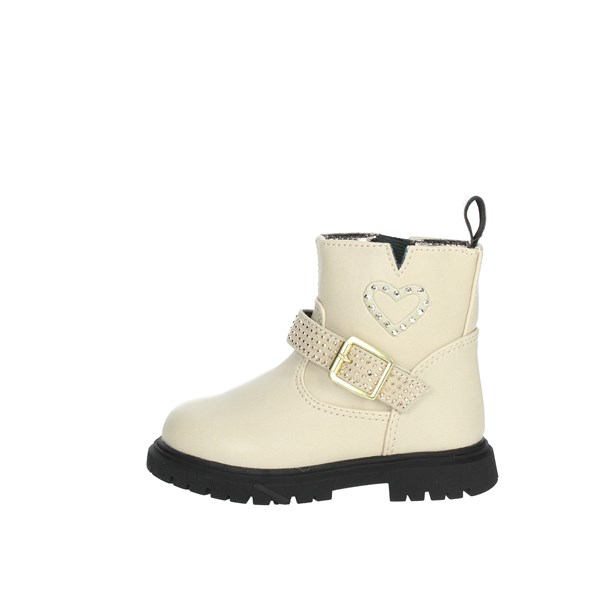 Asso Shoes Low Ankle Boots Beige AG-15942