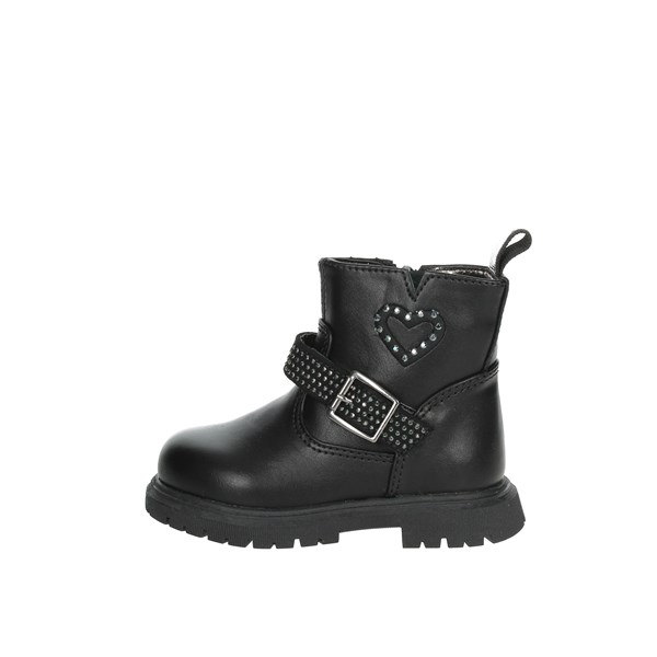 Asso Shoes Low Ankle Boots Black AG-15942