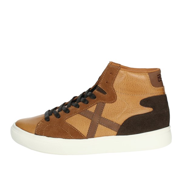 Munich Shoes Sneakers Brown leather 8335024