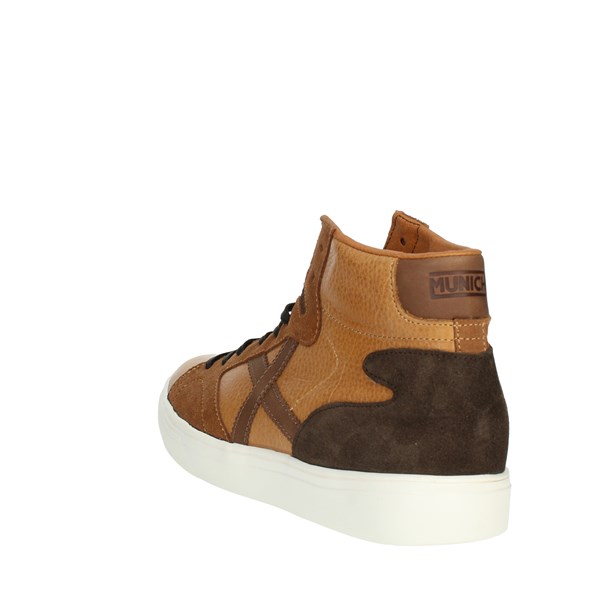 Munich Shoes Sneakers Brown leather 8335024