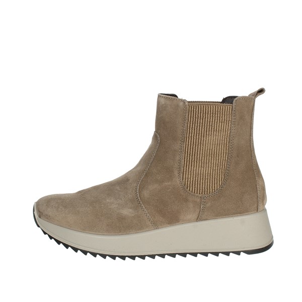 Imac Shoes Low Ankle Boots Beige 457401
