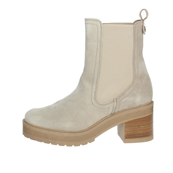 Porronet Shoes Heeled Ankle Boots Ice grey 4535