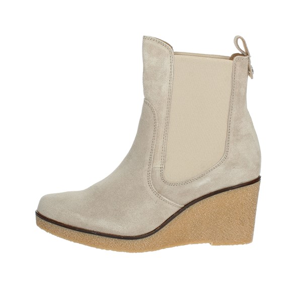 Porronet Shoes Wedge Ankle Boots Ice grey 4552
