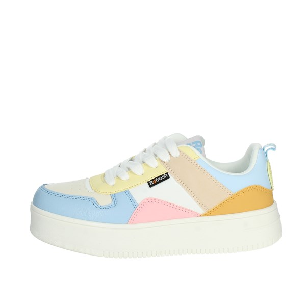 Refresh Shoes Sneakers White/Sky blue 170504